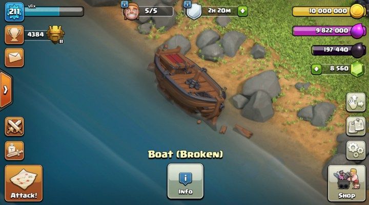 actualización clash of clans