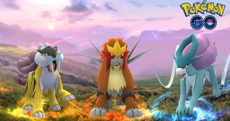 Pokemon Go Añade Raikou, Entei, y Raids Suicune