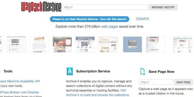 Wayback Machine